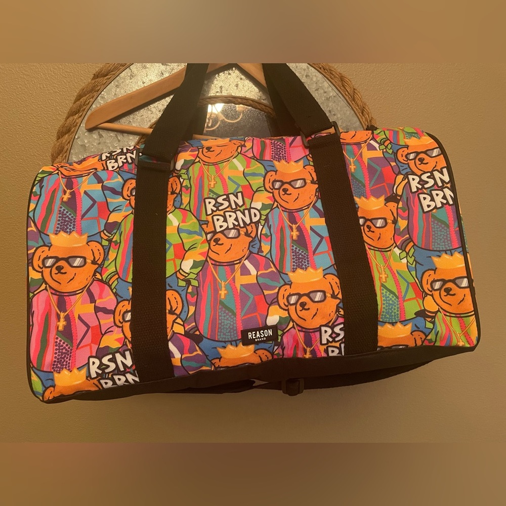 Reason Unisex Multicolor Adjustable Strap Full Zip Traveling Duffle Bag …